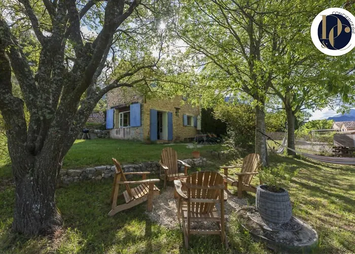 Cabanon Authentique, Moustiers, Ruisseau Et Jardin Holiday home *